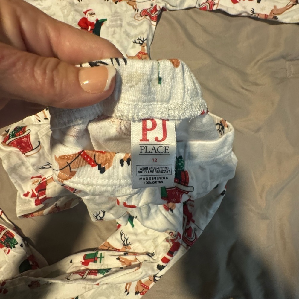 Place Red and White Santa Pajama Set - Picture 5 of 5